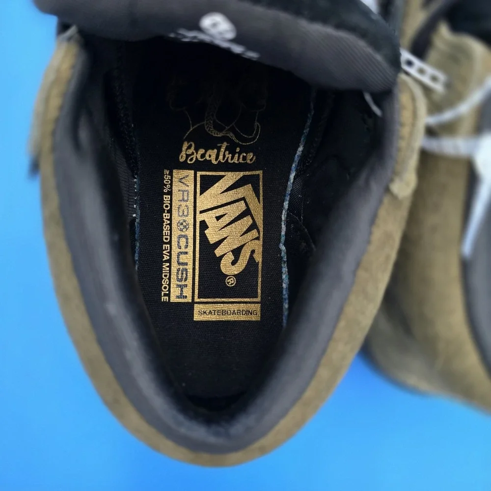 Vans Zahba Mid Beatrice VR3 CUSH Skateboarding Youth Sz‎ 3.5 New